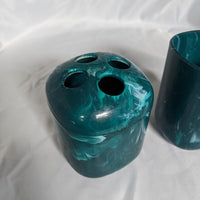 Malachite Bathroom Set