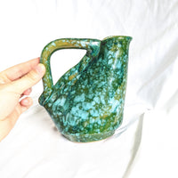 Pottery Speckled Pitcher Vase