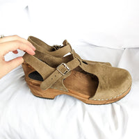 Lotta From Stockholm Low Wood T Bar Clogs 38