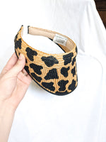 Cheetah Print Sun Visor