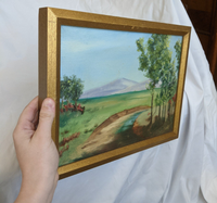 Vintage Landscape Original Painting